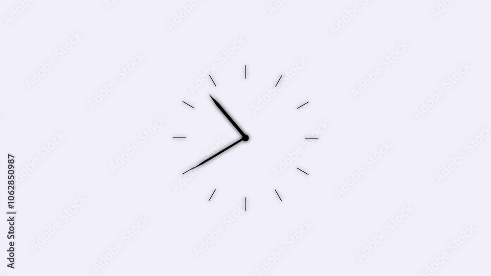 clock icon with moving arrows in 12 hour loop. Stopwatch animation. clock spinning animation. Clock Time Lapse. analog clock icon animation .4k video. clock icon with moving arrows in 12 hour loop. Stopwatch animation. clock spinning animation. Clock Time Lapse. analog clock icon animation .4k video.