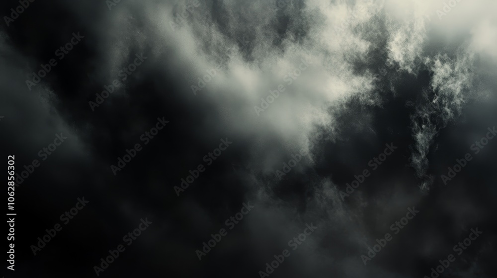 Dark, swirling clouds create a dramatic and moody atmosphere, suggesting impending weather changes. Dark, swirling clouds create a dramatic and moody atmosphere, suggesting impending weather changes.