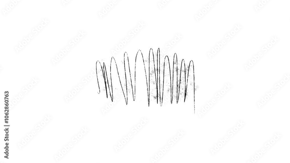 doodle or scribble on white background video doodle or scribble on white background video