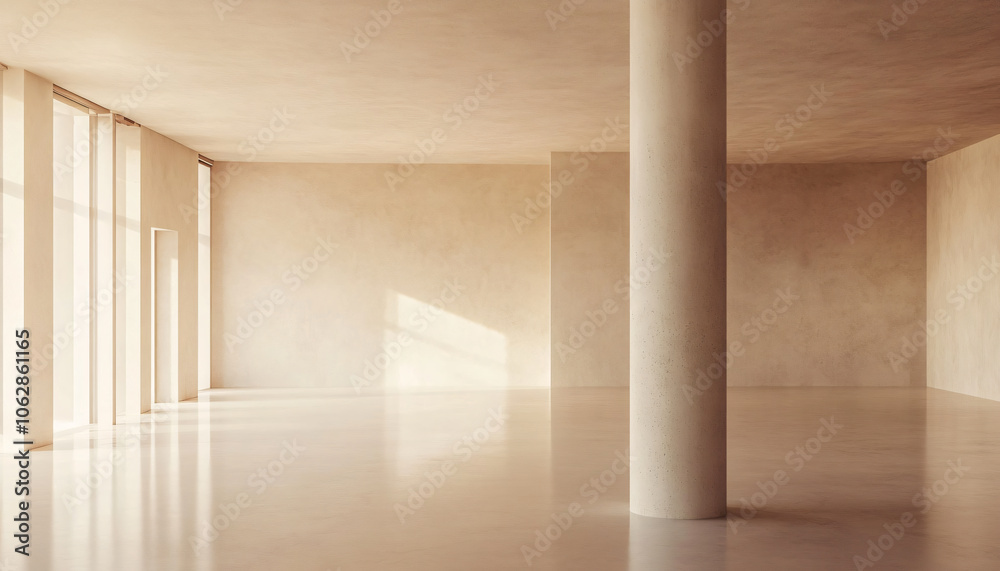 Minimalist and unique interior design in the house
