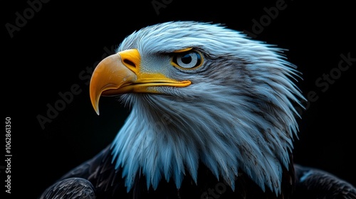 Majestic Bald Eagle Portrait Close Up Bird of Prey Wildlife Photography