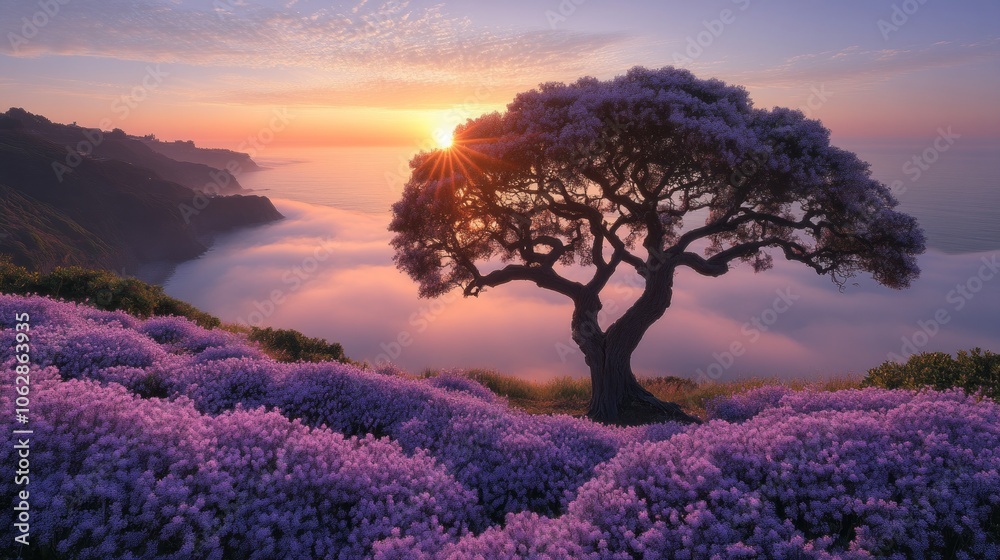 Vibrant Wildflowers Blooming in a Sunlit Meadow at Dawn, Capturing Nature's Morning Beauty Vibrant Wildflowers Blooming in a Sunlit Meadow at Dawn, Capturing Nature's Morning Beauty