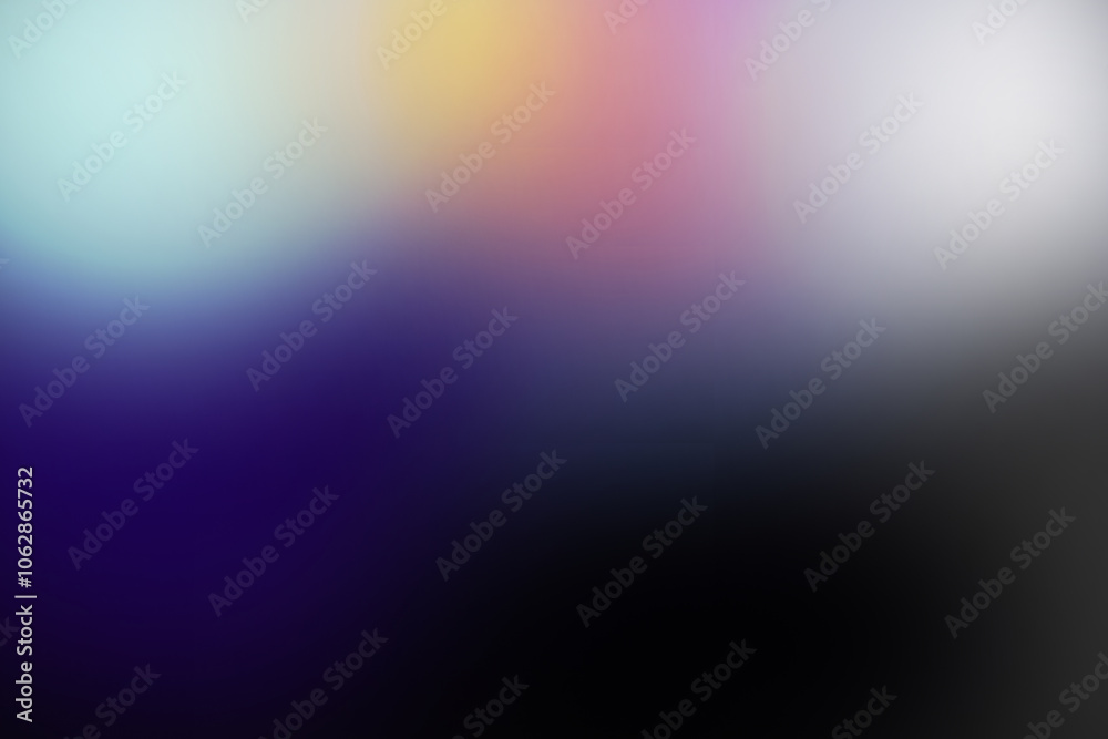 Obraz premium Smooth gradient background with teal and dark blue tones blending into a darker palette, creating a calm and contemporary aesthetic for digital backgrounds and creative projects.