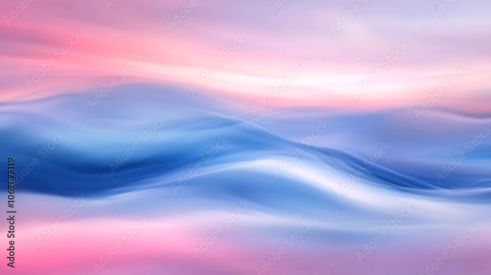 Vibrant smooth wave scene, Camera slow motion with different angles Vibrant smooth wave scene, Camera slow motion with different angles
