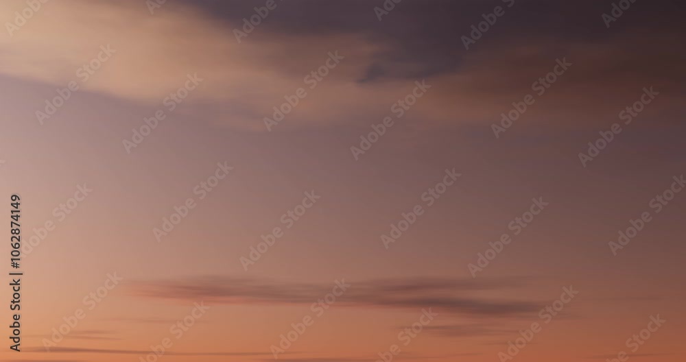 4K Time slape of blue sky and white cloud.
