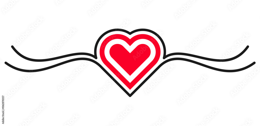 love with swirl line love with swirl line