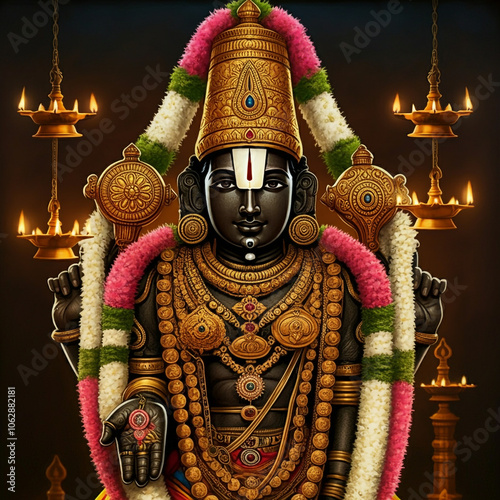 Illustration of Lord Venkat...