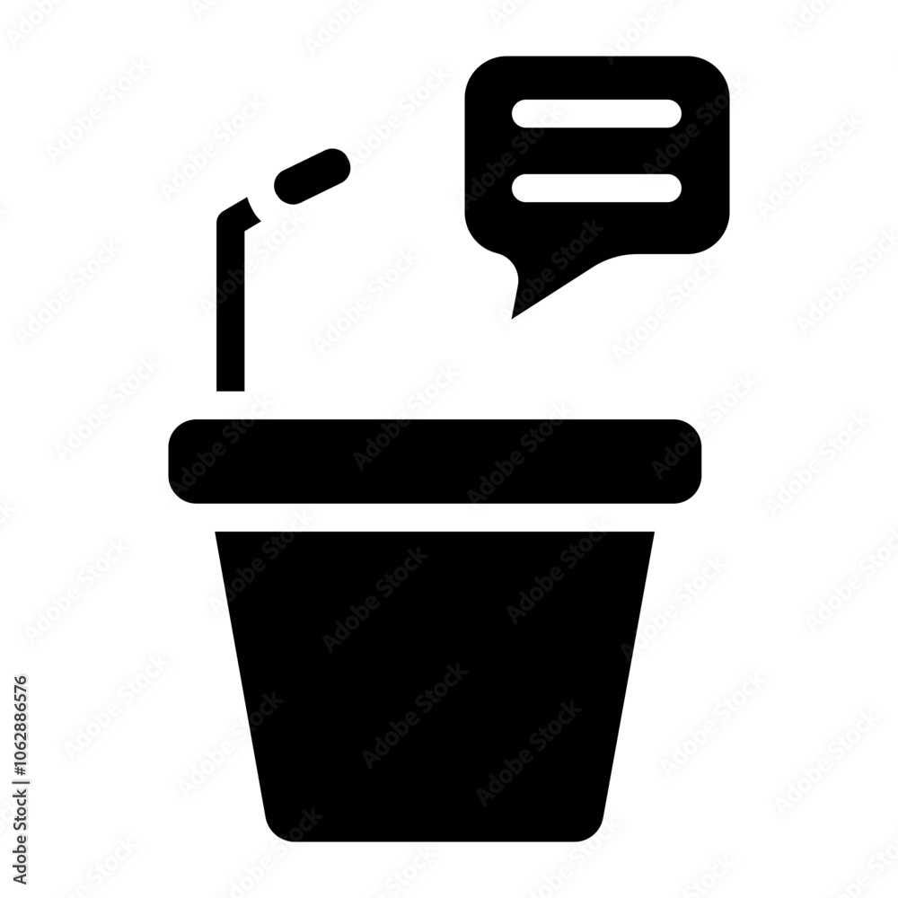 Political Solid Icon Political Solid Icon