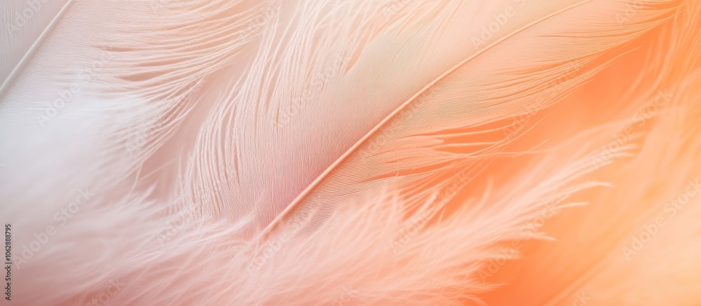 Fototapeta premium Soft and Delicate White Feathers