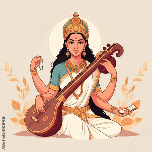 Elegant illustration of God...