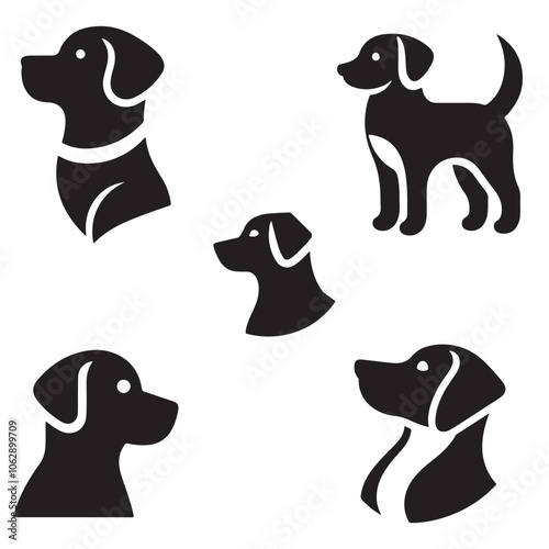 set of dogs icons