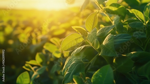 Sunlight on Green Leaves