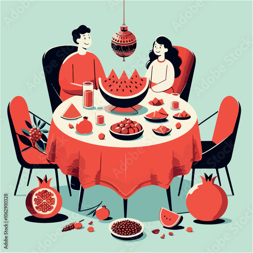 talda night illustration