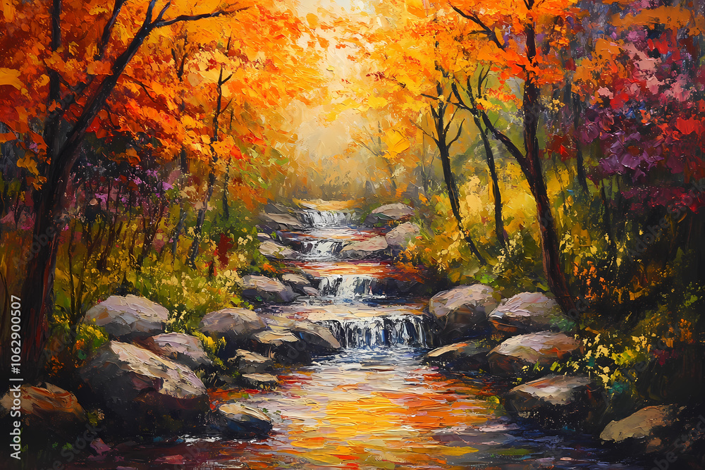 Serene Route Beside a Sparkling Brook: A Water's Edge Walk Serene Route Beside a Sparkling Brook: A Water's Edge Walk