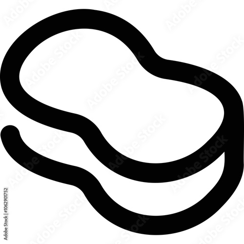 Simple vector icon on a theme dish sponge