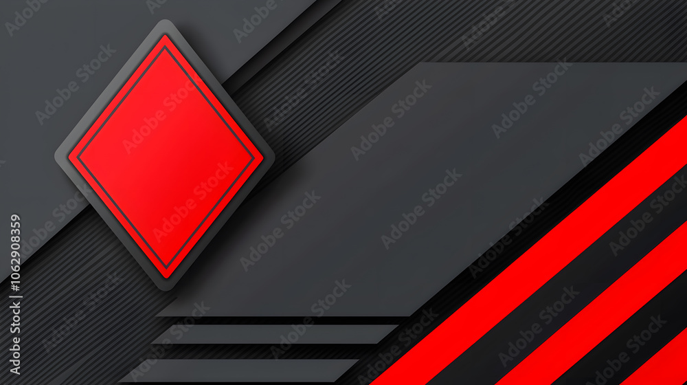 Abstract geometric pattern in red and black colors Abstract geometric pattern in red and black colors