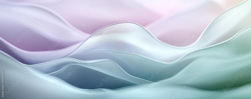 Abstract waves in soft pastel colors, flowing and blending together beautifully. Abstract waves in soft pastel colors, flowing and blending together beautifully.