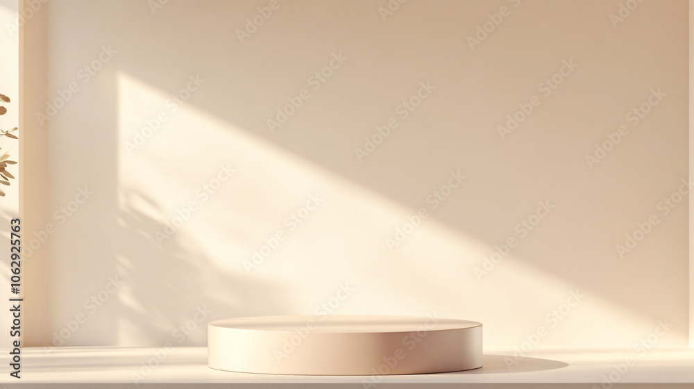 A polished 3D podium rendered with a smooth, curved design and set against a subtle, gradient background. The platform has a glossy, reflective finish, highlighted by soft lighting that casts faint A polished 3D podium rendered with a smooth, curved design and set against a subtle, gradient background. The platform has a glossy, reflective finish, highlighted by soft lighting that casts faint