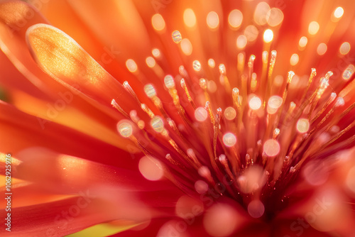 Radiating starburst, symbolizing the brilliance of life and vitality photo