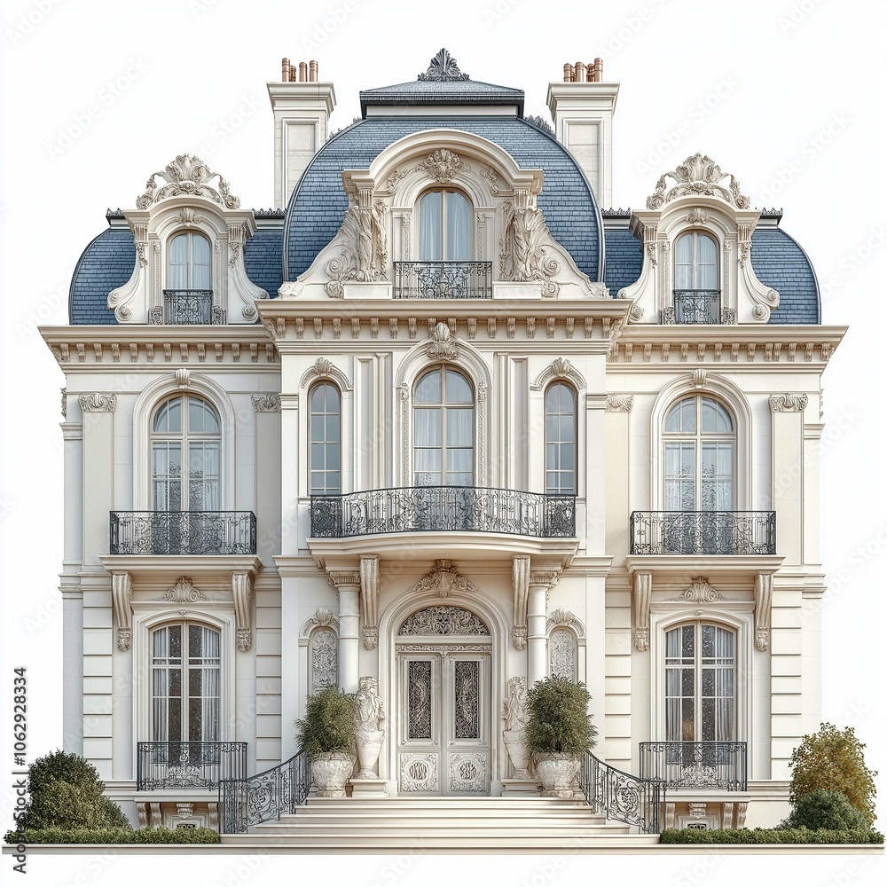 Elegant Mansion with Classic Architectural Design Elegant Mansion with Classic Architectural Design