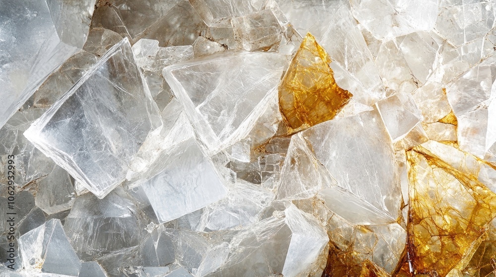 Transparent volcanic glass shards create a unique geological mineral texture. This image captures the intricate details of volcanic glass shards, emphasizing their natural beauty and texture. Transparent volcanic glass shards create a unique geological mineral texture. This image captures the intricate details of volcanic glass shards, emphasizing their natural beauty and texture.
