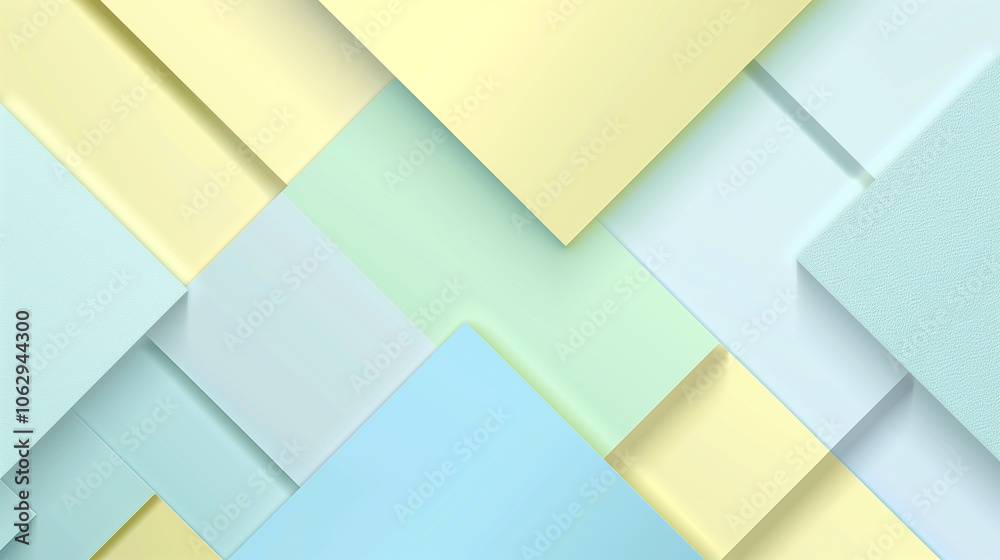 Layered pastel shapes form a textured geometric composition. Layered pastel shapes form a textured geometric composition.