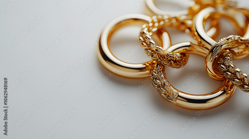 Close-up of Elegant Minimalist Jewelry Pieces on a Plain White Background
Close-up of Elegant Minimalist Jewelry Pieces on a Plain White Background
