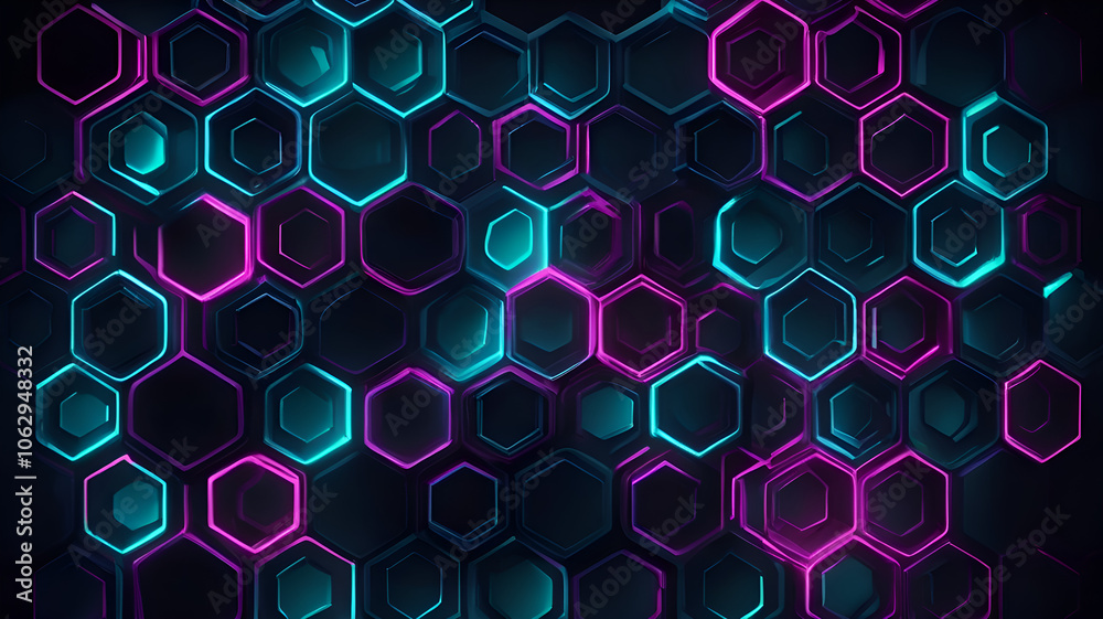 Neon Hexagons
Neon Hexagons