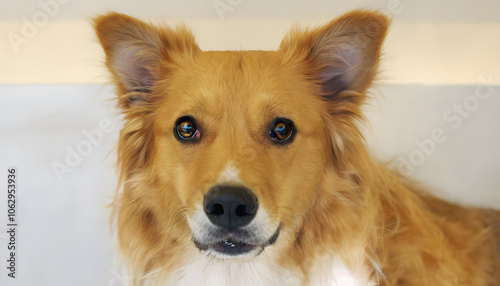 portrait of a dog, generative ai	
