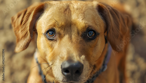 portrait of a dog, generative ai	
