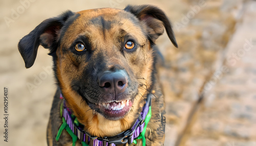 german shepherd dog, generative ai	
