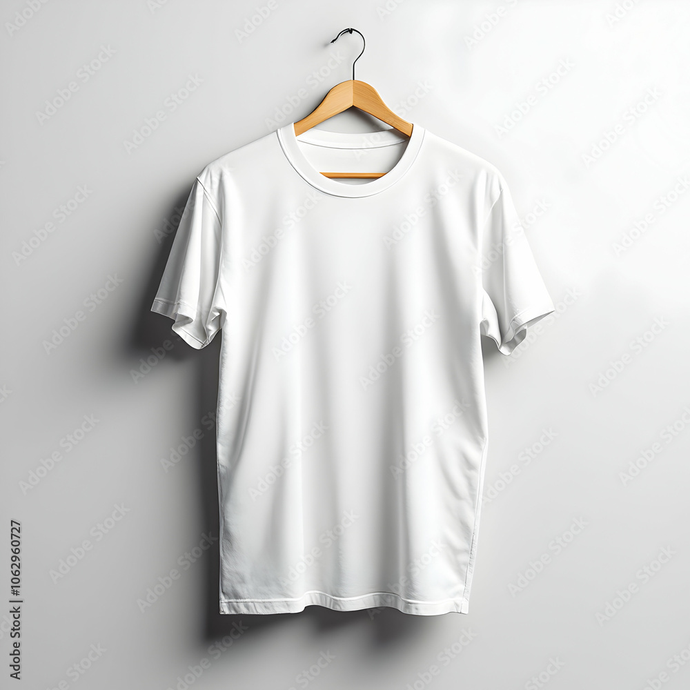 Plain White T-Shirt Mockup Plain White T-Shirt Mockup