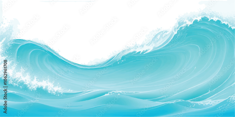 Transparent abstract soft blue and green abstract water color ocean wave texture background. Banner Graphic Resource as background for ocean wave and water wave abstract graphics Transparent abstract soft blue and green abstract water color ocean wave texture background. Banner Graphic Resource as background for ocean wave and water wave abstract graphics