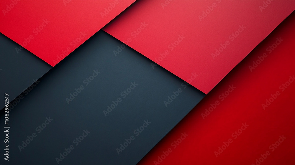 Abstract design featuring layered red and black shapes with a modern aesthetic for creative projects