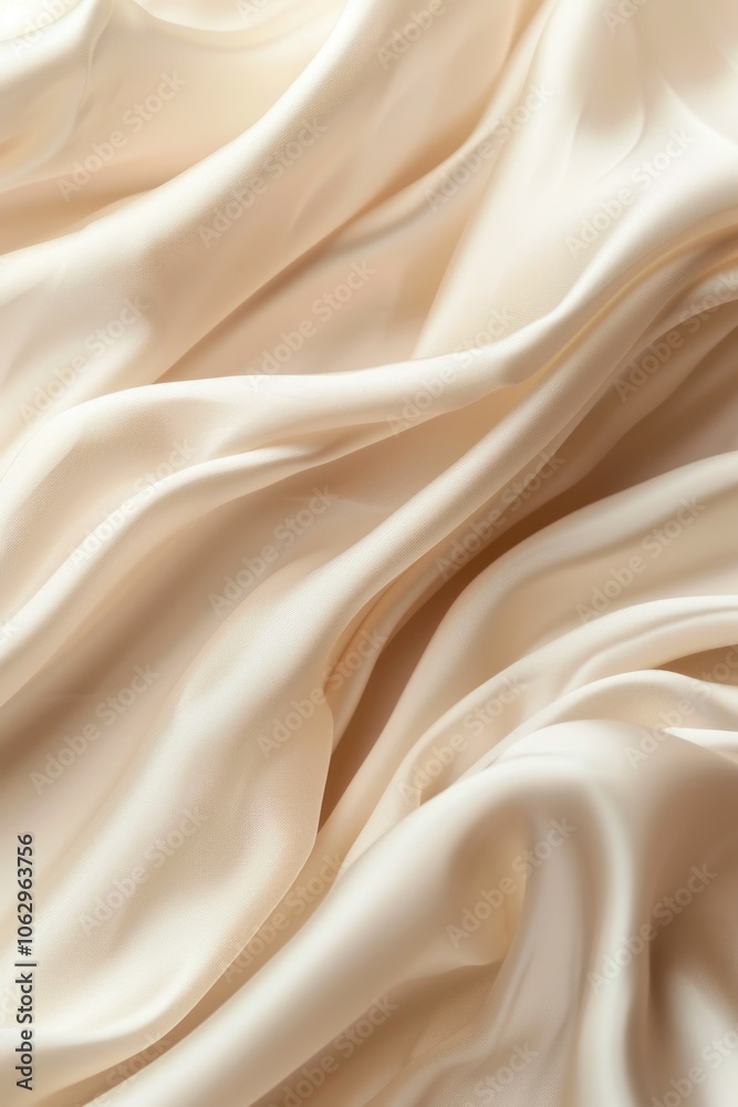 Woven fabric with smooth and fluid motion.