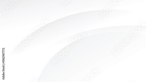 abstract white background with curve crease