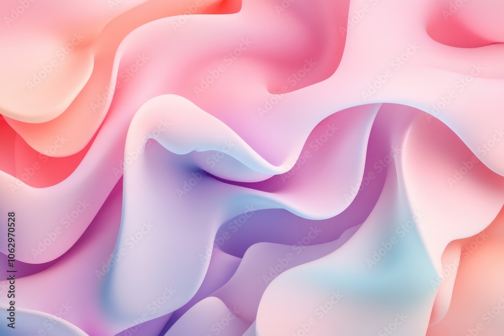 Pink and purple wave pattern. The colors are bright and vibrant. The image has a dreamy, ethereal quality to it Pink and purple wave pattern. The colors are bright and vibrant. The image has a dreamy, ethereal quality to it
