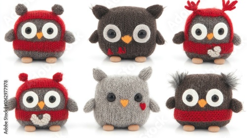 Wallpaper Mural Cute Owl Plush Toys for Cozy Decor Torontodigital.ca