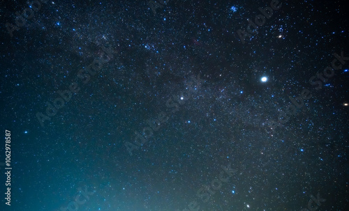 満天の星空 - 無数の星がきらめく夜空、冬のオリオン座