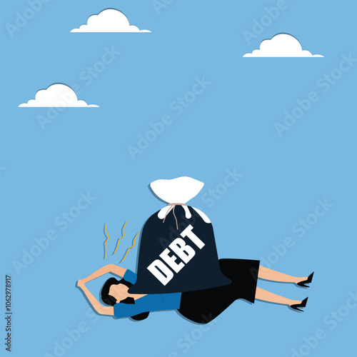 Large financial burdens or debts lead to economic failure