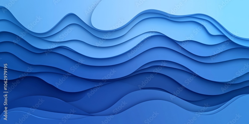 A calming blue background with gentle waves, perfect for use as a wallpaper, banner, or poster. A calming blue background with gentle waves, perfect for use as a wallpaper, banner, or poster.
