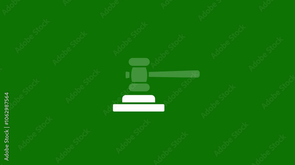 Justice hammer icon animation on background.hammer judge icon concept, Justice hammer icon animation on background.hammer judge icon concept,