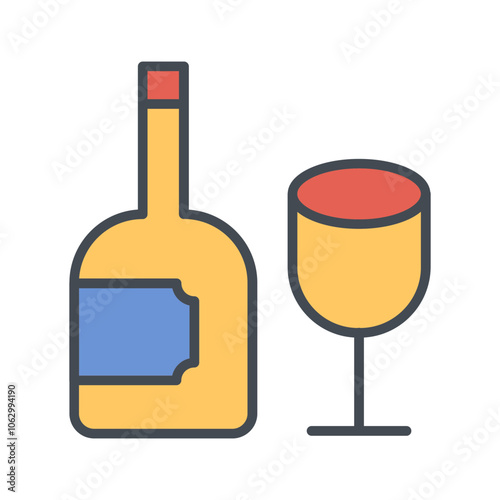 Wine Glass Vector Icon