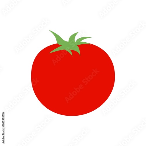 tomato isolated on white