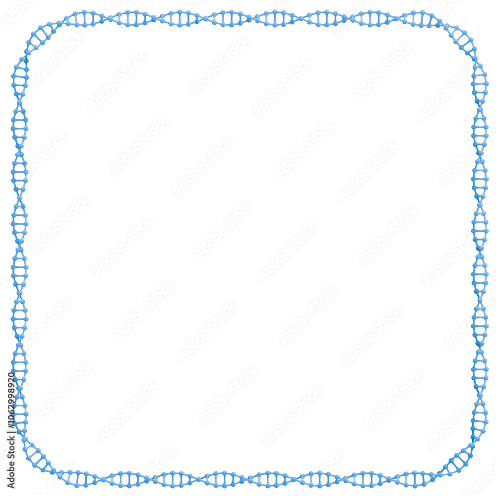 DNA Helix Frame: A frame made up of DNA helices, symbolizing the intricate nature of life and genetic information. DNA Helix Frame: A frame made up of DNA helices, symbolizing the intricate nature of life and genetic information.