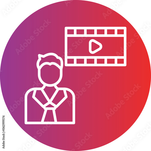 Film Director icon style