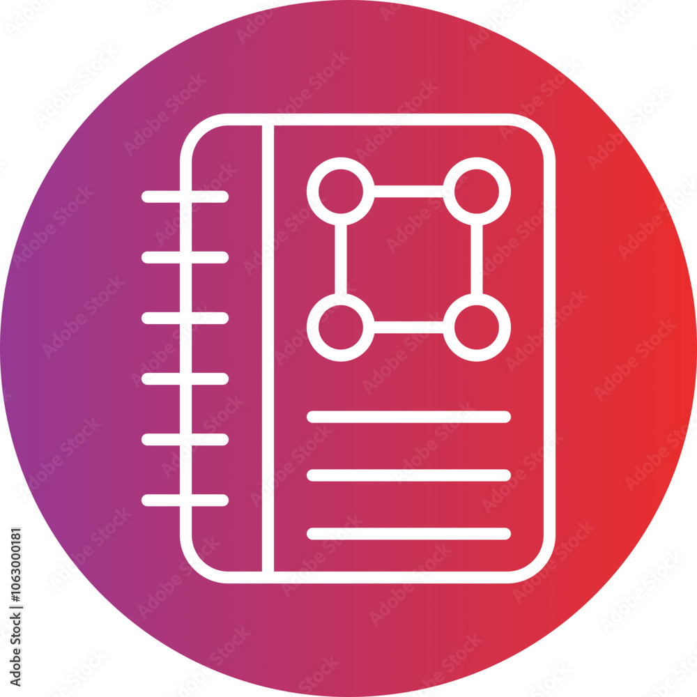 Sketchbook icon style Sketchbook icon style