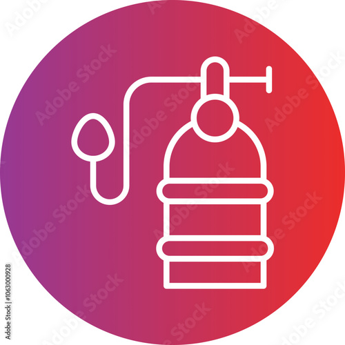 Diving Tank icon style