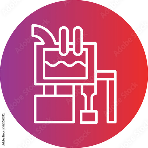 Electric Arc Furnace icon style