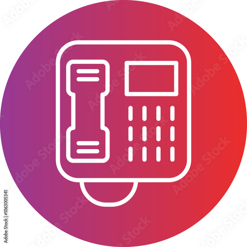 Telephone icon style